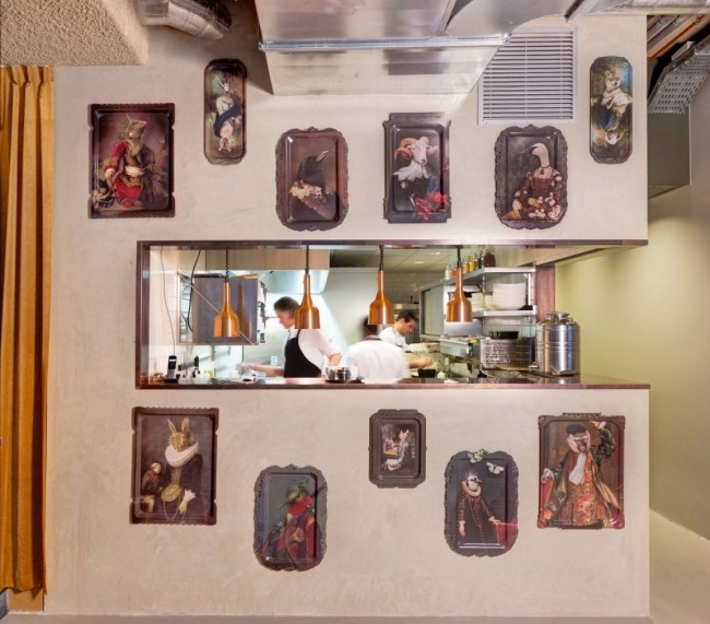 obrázky dekorácia stien luxusný hotel v nesplein v amsterdame