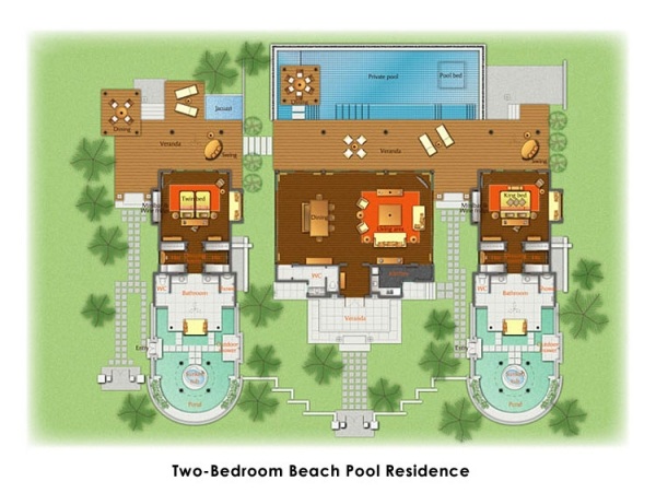 Vodné vily Anantara Kihavah Vodné vily rezortu Anantara Kihavah