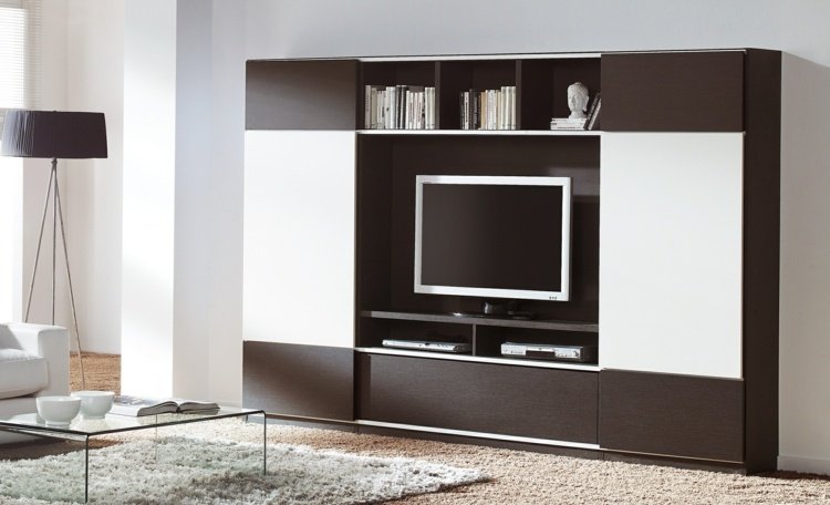 Doplnková nástenná ozdoba nápadov na bielu tmavú farbu