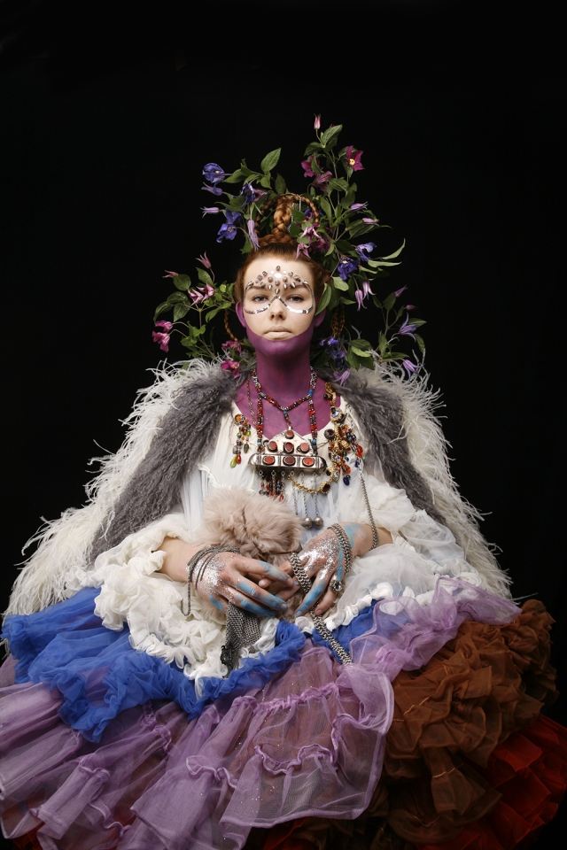 andreas verschijen umelec rastliny vlasy kvety pletenec andreas verschijen vlasové kvety pletenec