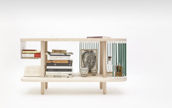 návrhár príborníka cyril de moulin bukové drevo z polit