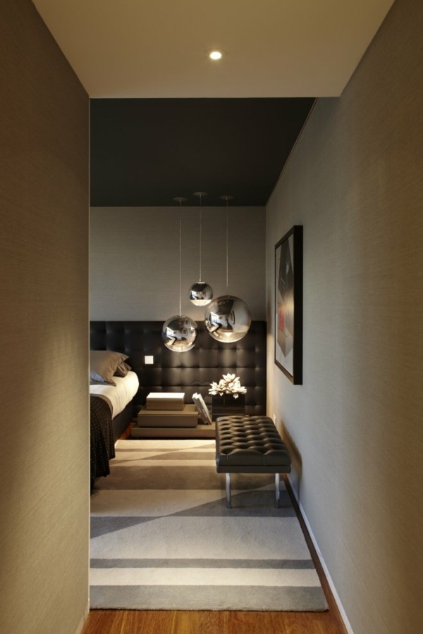 moderný nápad na dizajn spálne