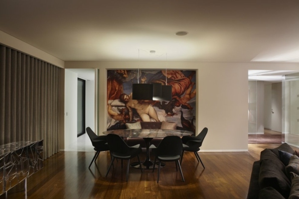 luxusná elegantná jedáleň