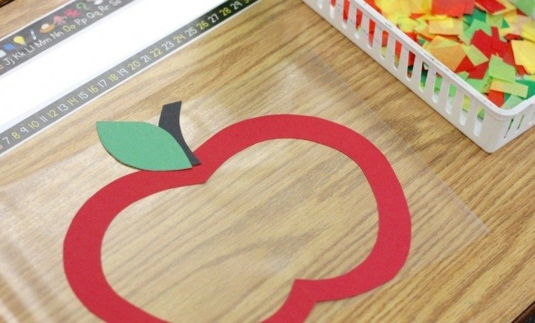 Apple drotár s papierom apple-tinker-red-craft-paper-sheet-stonka