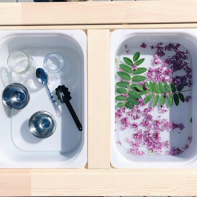 Domáca kancelária Deti majú rady nápady na hranie s hracím stolom Ikea