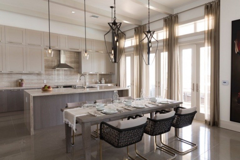 Dosky-kuchyňa-žula-sivá-zrnitá-moderný-vidiecky štýl