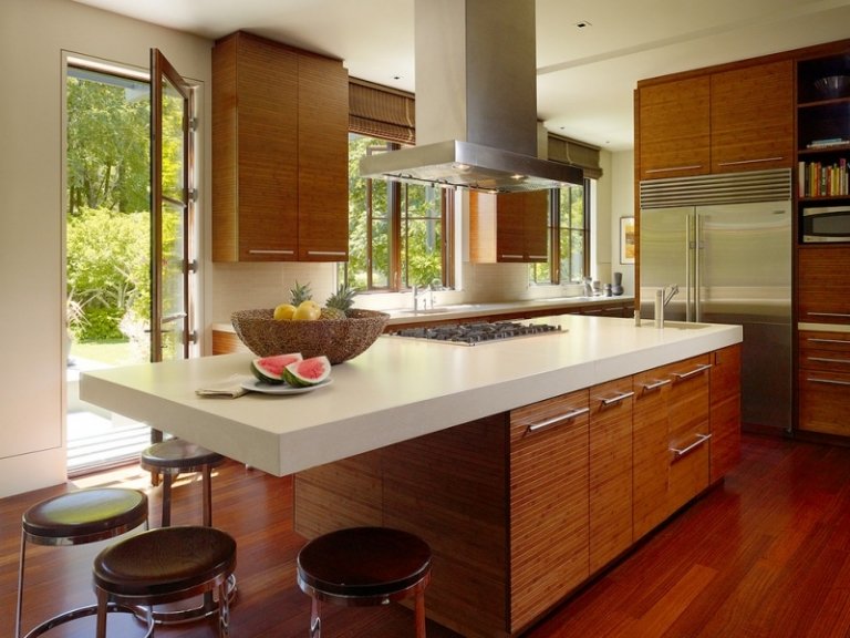 Pracovná doska-kuchyňa-malý-ostrov-jedálenský kút-Corian-umelý kameň