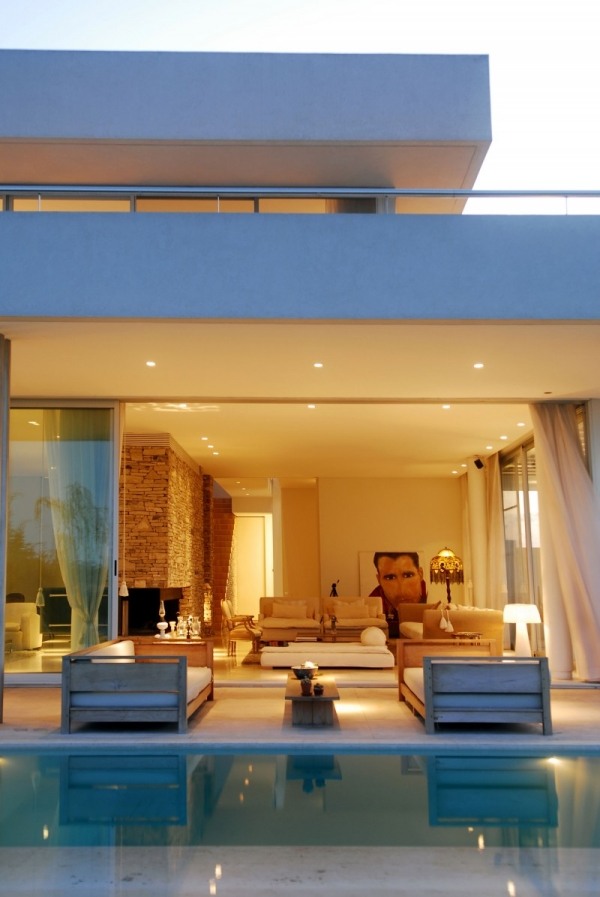 Relaxačný nábytok-moderný dom-Buenos Aires