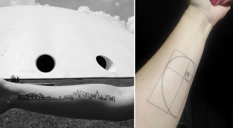 tetovanie-motívy-architektúra-minimalistická-panoráma-fibonacci-slimák
