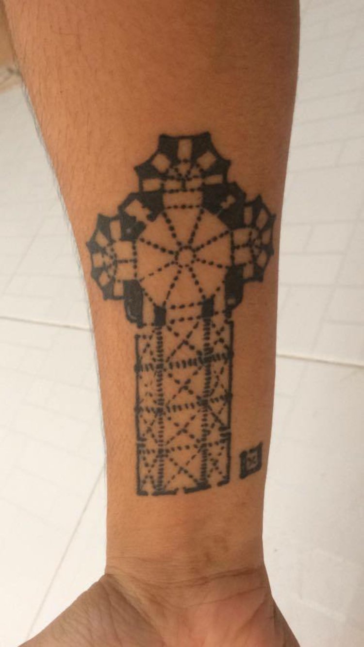 tetovanie-motívy-architektúra-veža-mlyn-skica-stavba