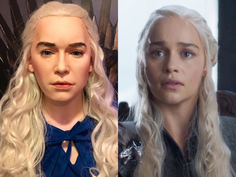Vosková figúrka Ariana Grande Emilia Clarke zlyhala