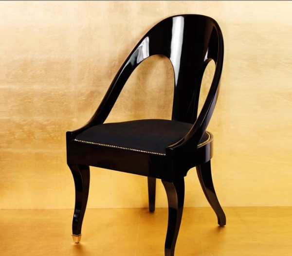 Kreslo v štýle art deco, nápady na nábytok vo vysokom lesku Kreslo v štýle art deco, nápady na nábytok vo vysokom lesku