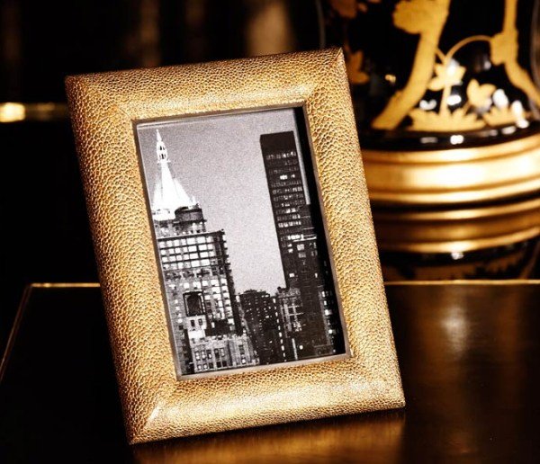 Rám obrazu v zlatom vzhľade Príslušenstvo Art Deco Rám obrazu zlatá optika-príslušenstvo Artdeco