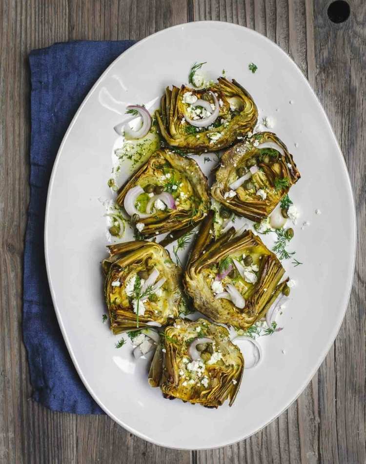 Pripravte si vyprážané čerstvé artičoky kôprové cesnakové kapary