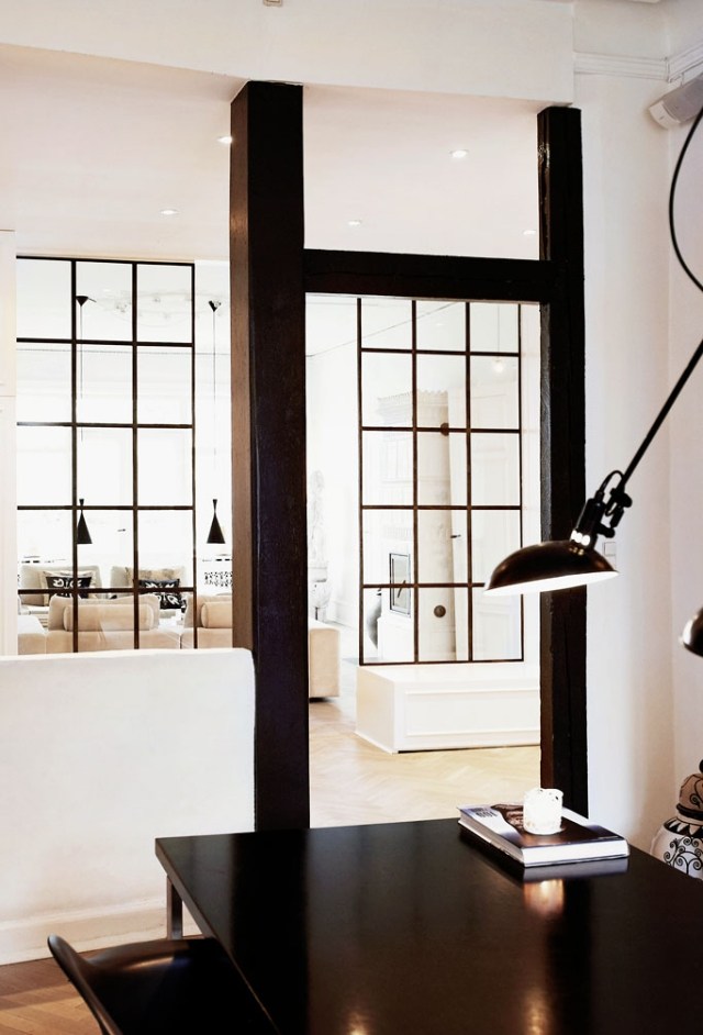 byt dánsko-ázijský štýl farebné kontrasty byt kodaň-ázijský štýl-farby kontrasty štýlové