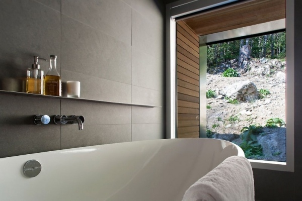 lesnícky dom gambier ostrovy kúpelňové okno