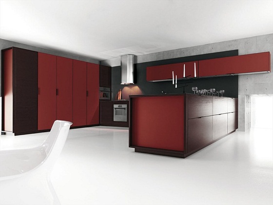 červená-kuchyňa-CESAR-ARREDAMENTI