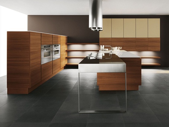 nerez-kuchyňa-s-drevenými-skriňami-CESAR-ARREDAMENTI