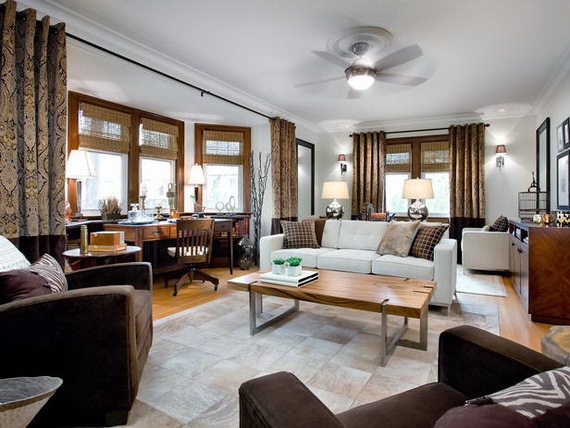 Nápady na dizajn obývačky neutrálne farby prírodných materiálov Obývacia izba-dizajn-nápady-prírodné-materiály-neutrálne-farby