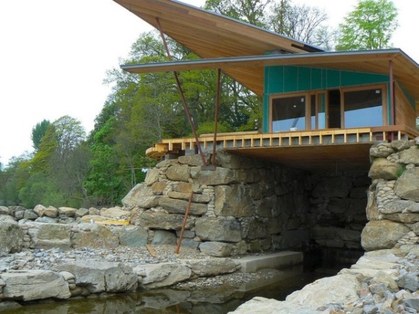 Msa Architects Lake House Škótsko Msa Architects stavajú dom pri jazere v Škótsku