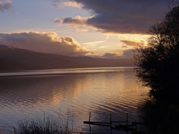 Loch Tay Scotland House Stavba rodinného domu v Loch Tay v Škótsku