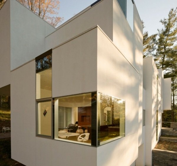 NaCl Villa šírka presklené steny NaCl Villa široká presklená stena