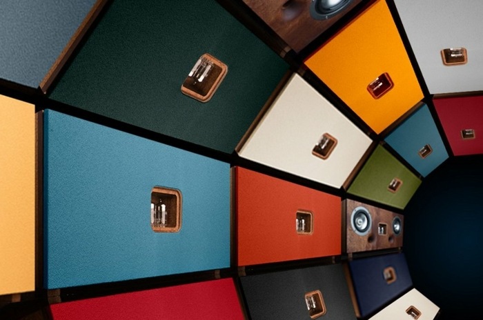 Zvukový systém Tubecore DUO je k dispozícii v mnohých rôznych farbách pestrý farebný dizajn reproduktor reproduktorový počítačový konektor