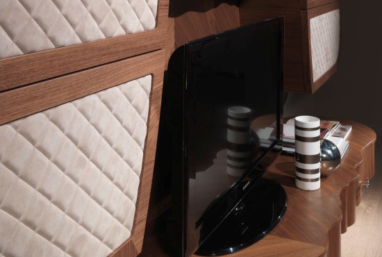 látkový poťah s potlačou dreva, návrhy domácich dekorácií od carpanelli