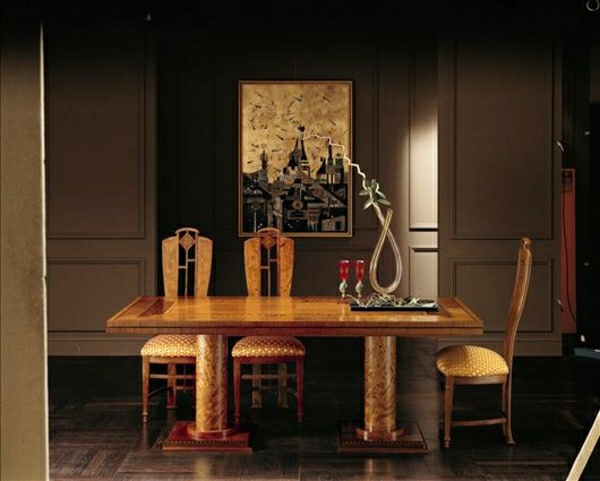 elegantný drevený jedálenský stôl elegantný drevený jedálenský stôl