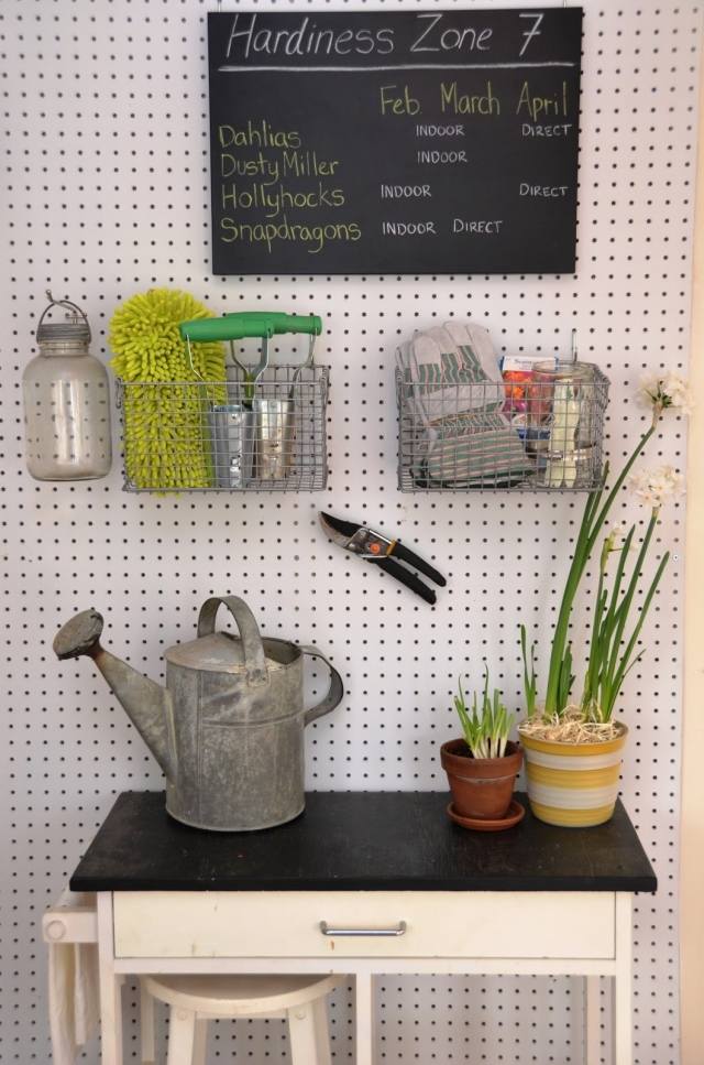 objednať garážové záhradné náradie nápady nástenná doska skladovanie záhradné náradie nápady nástenná doska