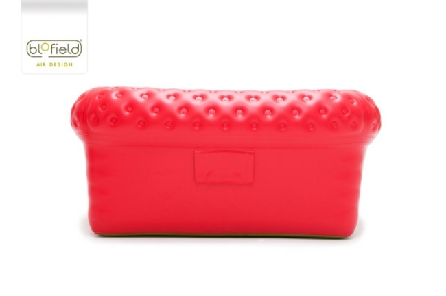 Nafukovacia zadná strana s dizajnom pohovky