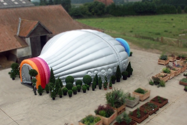 Korytnačkový nafukovací moderný dizajn pre vonkajšie akcie