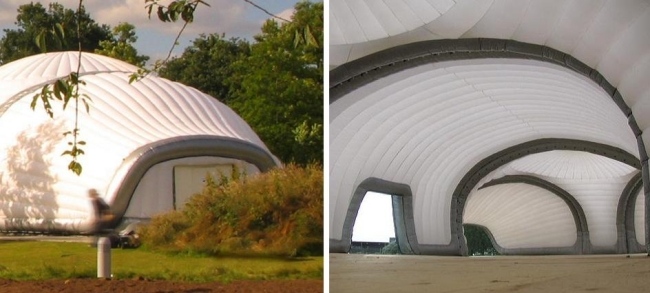 Modulárny systém-výstavné štruktúry-nafukovacia falošná vzduchová hala