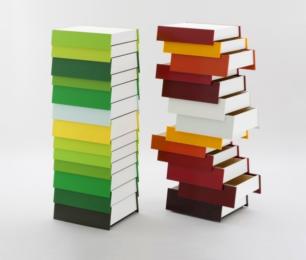 kreatívny dizajn komody Inovácia zásuviek Shay Alkalay kreatívny dizajn komody komoda Inovácia zásuviek Shay Alkalay