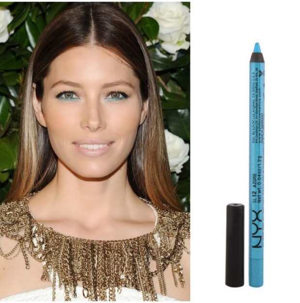 jessica-biel-turecká-očná linka-makeup-modrá