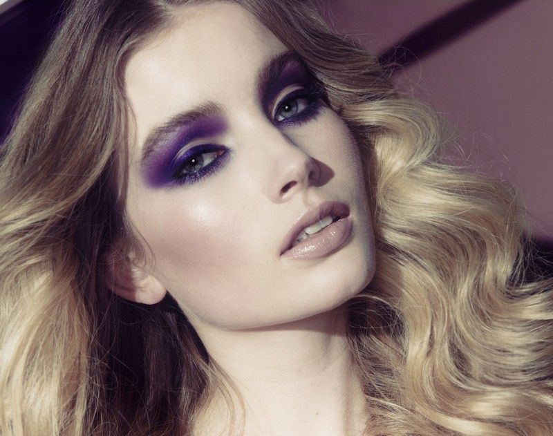 Líčenie očí - experimentujte s farbami Líčenie očí-ružovo-fialové-očné tiene-sivé