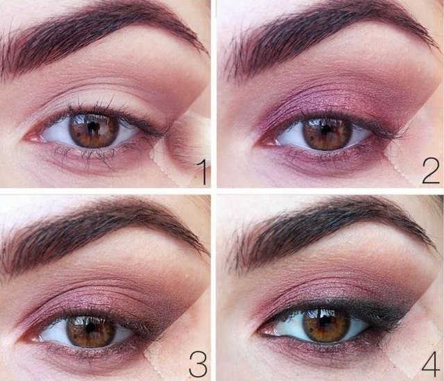 oči ružovo žlté dymové oko účinné