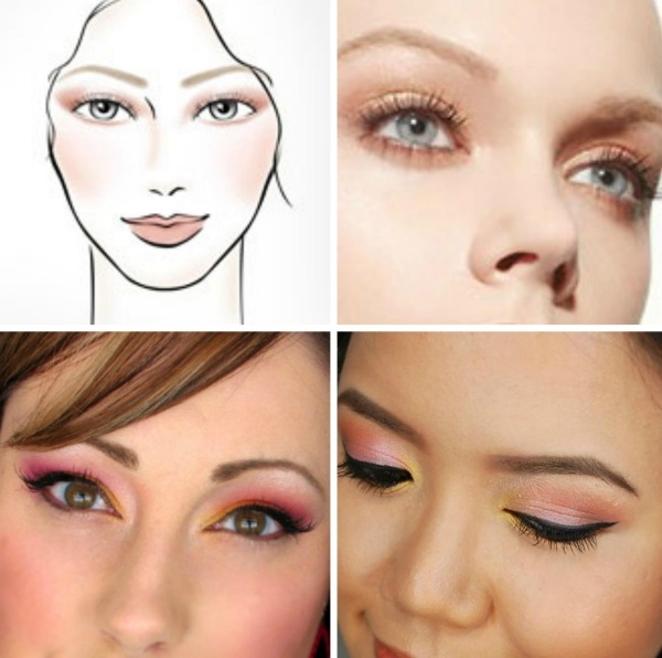 Na líčenie očných viečok použite oranžovú a ružovú neutrálne-letné-make-up-girl-štýlové