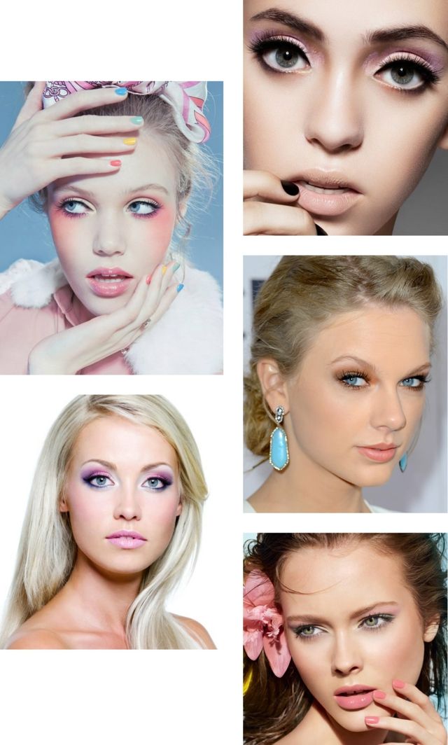 Modré oči - vyberte farbu očných tieňov Oči väčšie líčenie tipy nápady výber očných tieňov