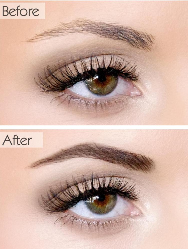 prirodzene zdôrazní obočie a make-up tvary obočia-tipy-triky-pred-po-obrázky-líčenie