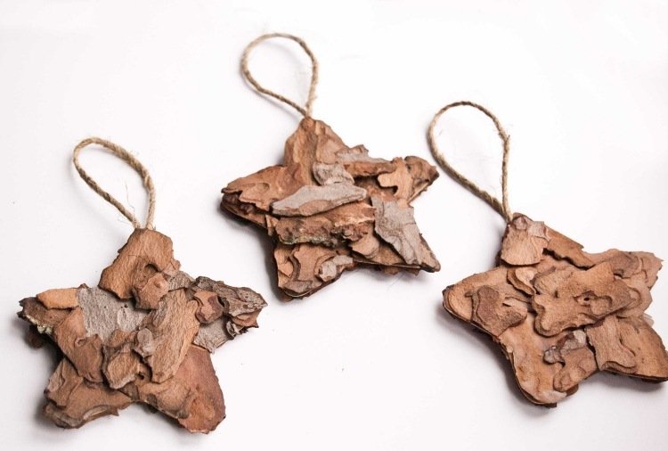 Vianočná dekorácia-urob si sám drotár-prírodný-materiál-hviezdy-miska-motúz-špagát-juta-drotár