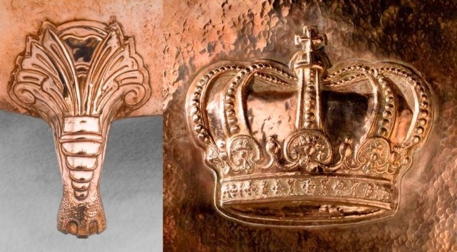 Wellness vírivá vaňa-luxusné pazúrové chodidlo-kráľovský pocit Wellness vírivá vaňa-luxusná medená noha