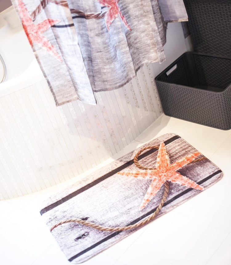 Efektné podložky do kúpeľa s potlačou-foto-motív-hviezdice-lano