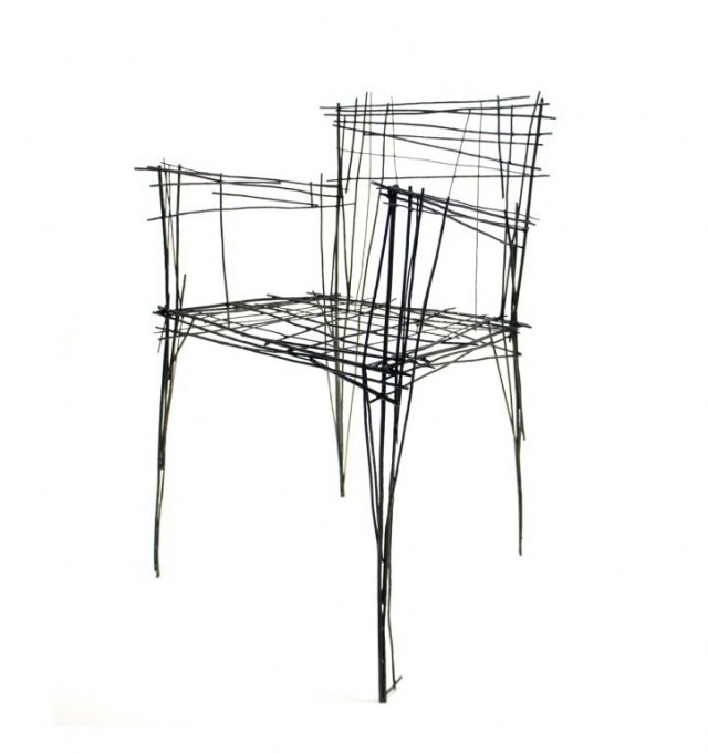 dvojrozmerná grafická kresba kreslo na stoličku transformuje park jinil dvojrozmerný grafický dizajn stoličkou transformovaný park jinil