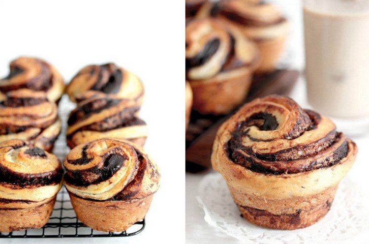 neobvyklé-recepty-dezert-muffinová forma-brioška-čokoláda
