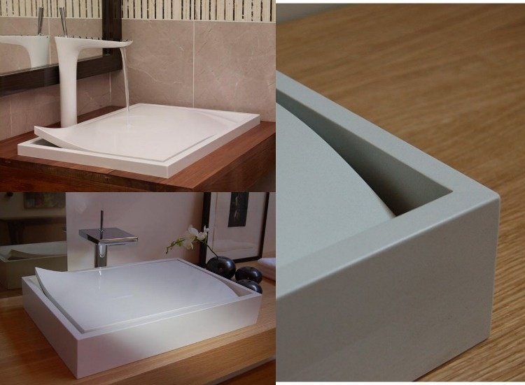 Umývadlo-inovatívny-obdĺžnikový žľabový odtok