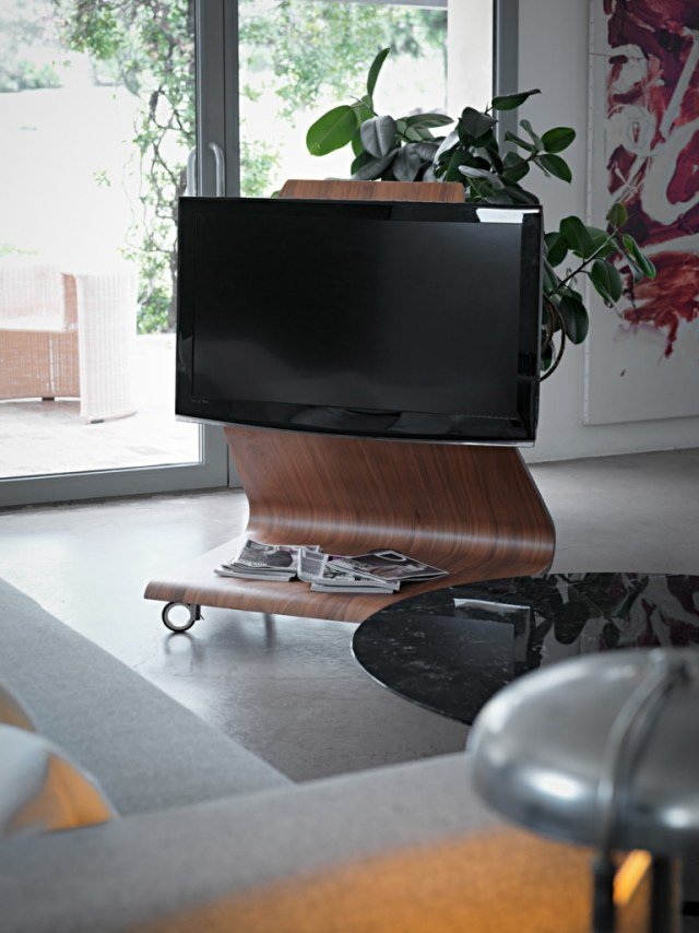 efektný nábytok do obývačky-televízny nábytok, drevený stojan na televíziu efektný nábytok-tv-nábytok drevený-lcd tv stojan