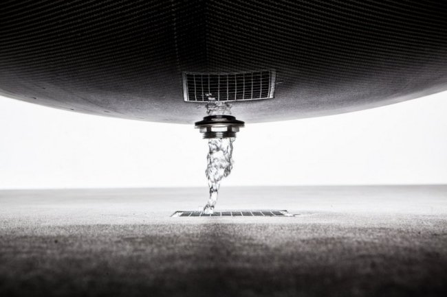 Sací vaňový efekt sifónu z uhlíkových vlákien