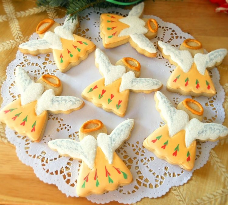 zdobenie receptov na anjelské sušienky