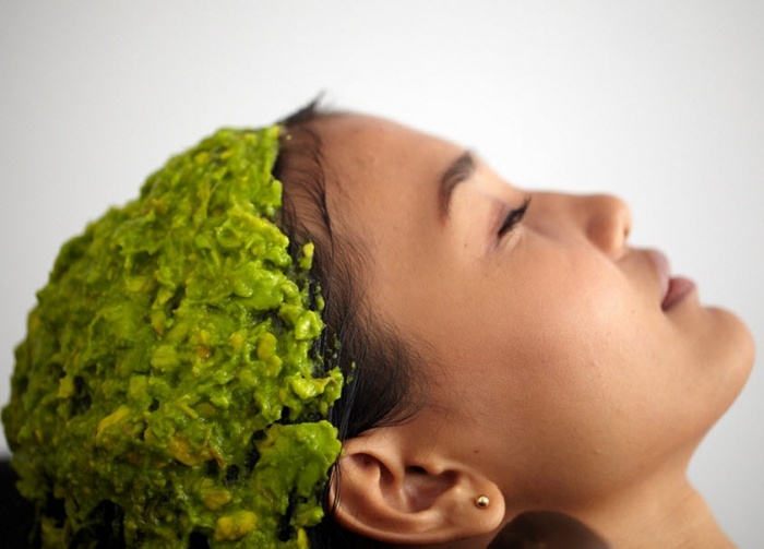 recepty na zdravé avokádové vlasy-proti suchým vlasom